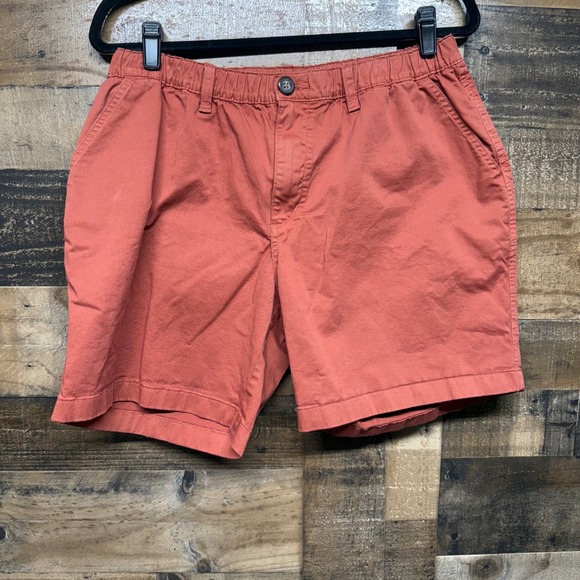 Chubbies Mens Shorts Size L Large Terra Cotta Casual Flat Front Elastic Waist - Picture 1 of 8